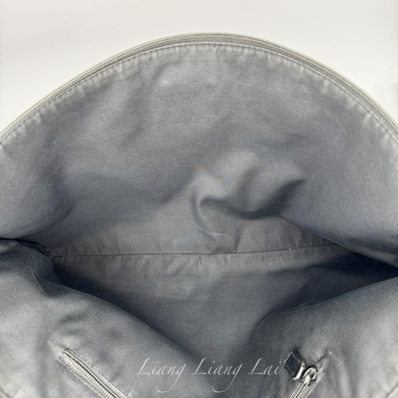 GUCCI經典雙G LOGO緹花緞面皮飾邊大斜背包-7