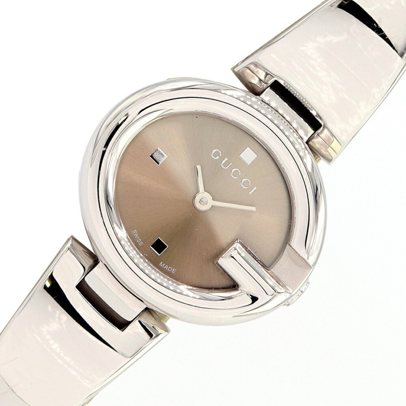 Gucci 女士 Guccissima G-Balloon 手鐲腕錶,134.5 毫米不鏽鋼石英機芯,女款-0