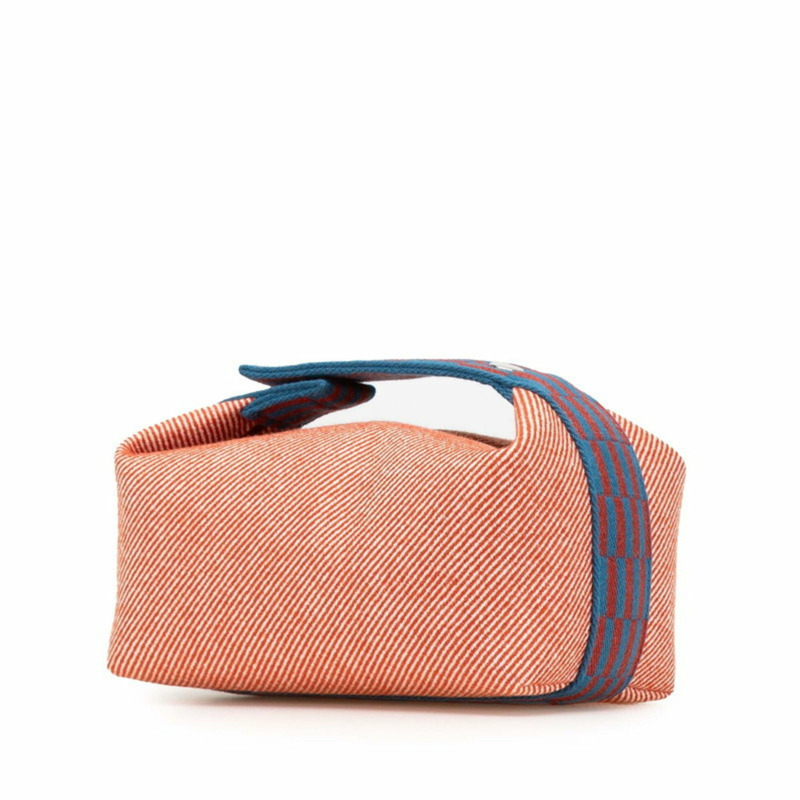 愛馬仕新娘 A 黑色 PM 手提包 Tometto 紅色帆布 女士 HERMES-1