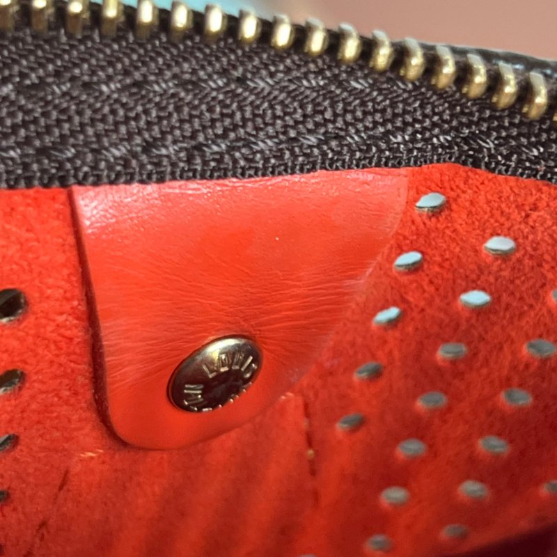 限定特殊款 ::LOUIS VUITTON:: LV M95182 咖啡色經典花紋SPEEDY 30鏤空手提波士頓包-31