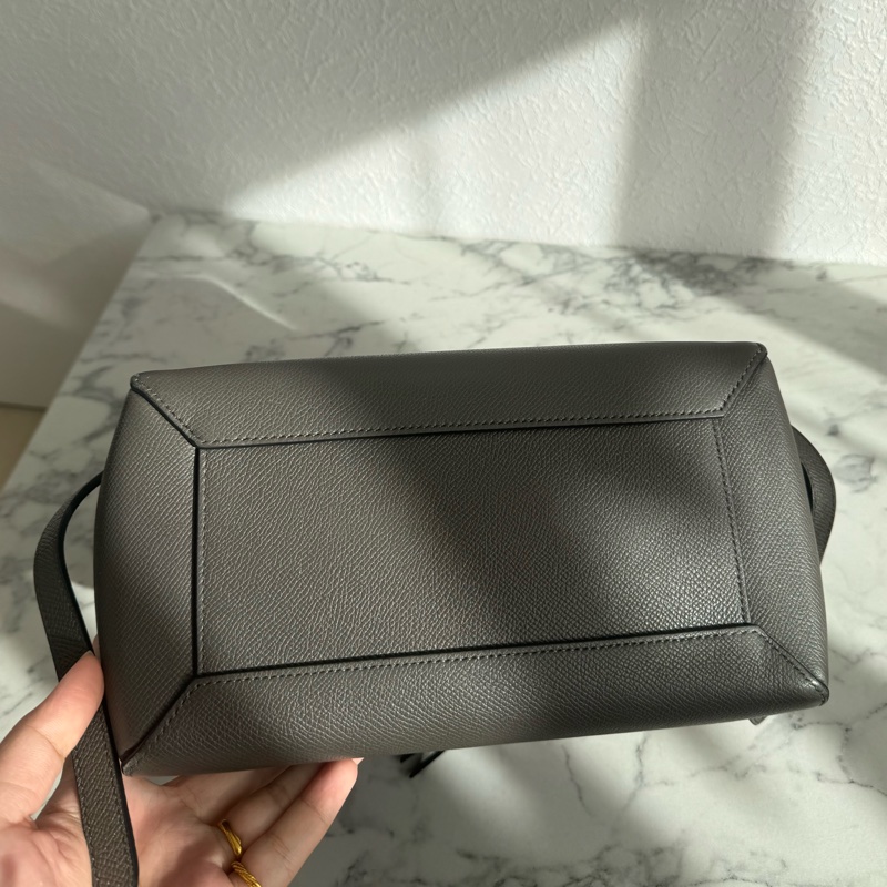 celine灰色鯰魚包-5