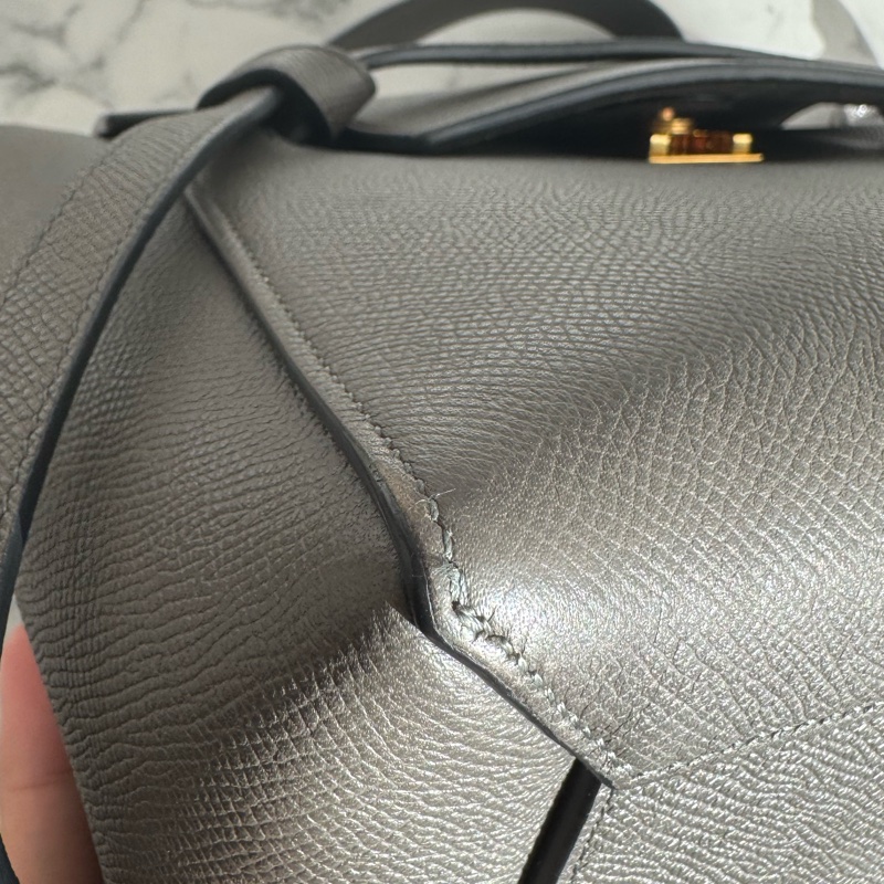 celine灰色鯰魚包-6