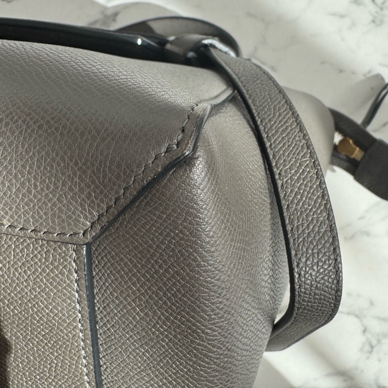celine灰色鯰魚包-7