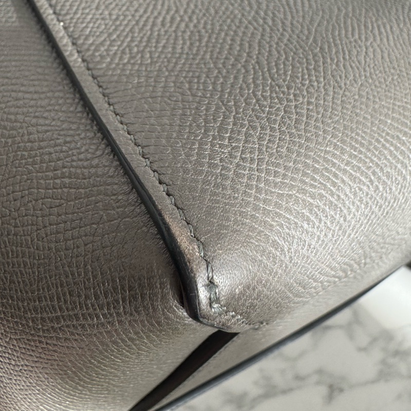 celine灰色鯰魚包-11