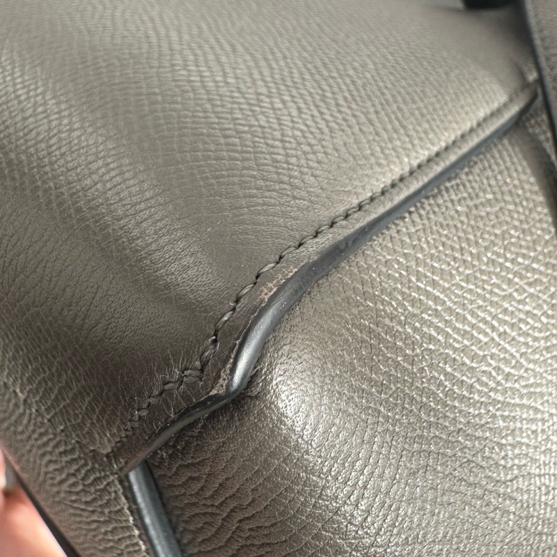 celine灰色鯰魚包-12