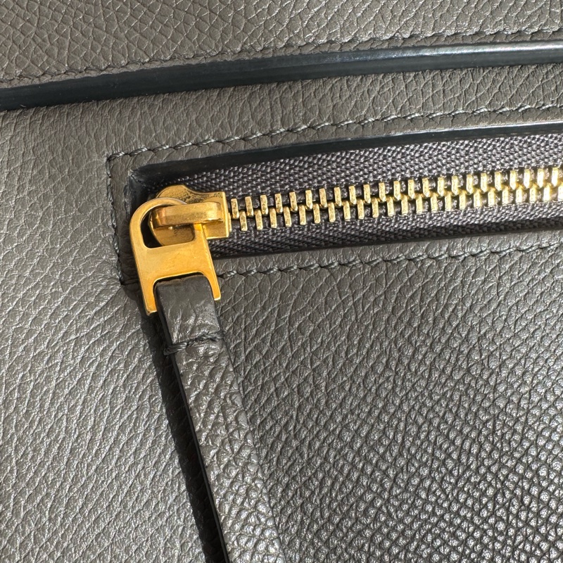 celine灰色鯰魚包-14