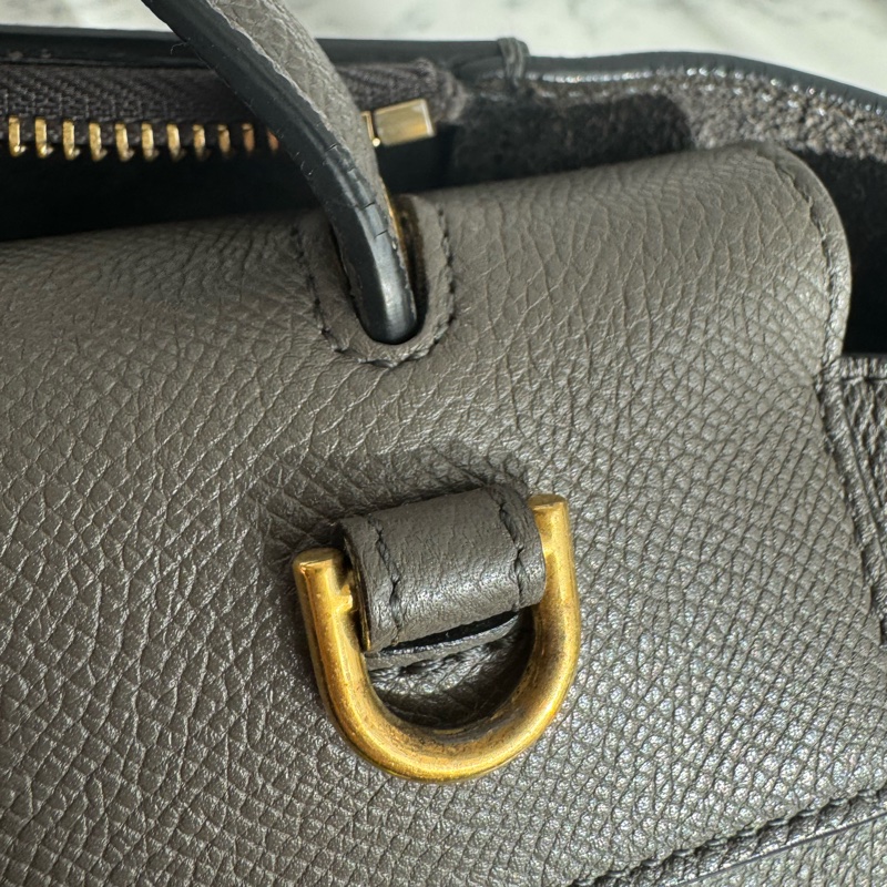 celine灰色鯰魚包-19