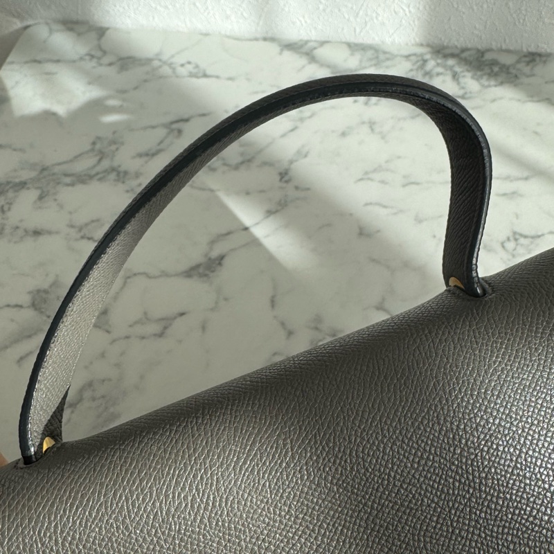 celine灰色鯰魚包-21