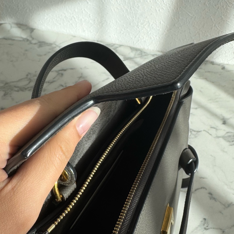 celine灰色鯰魚包-25