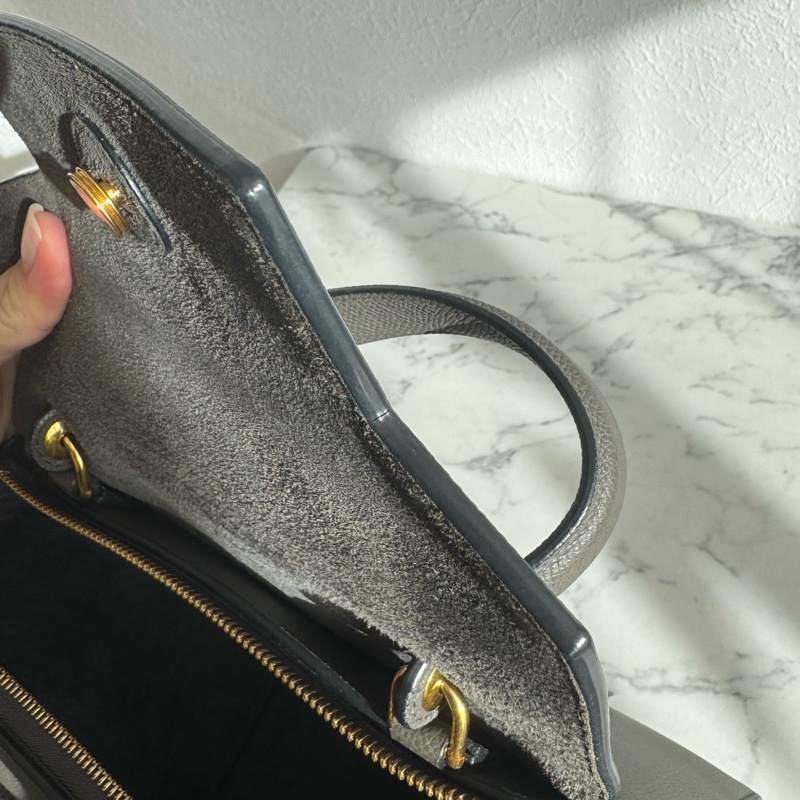 celine灰色鯰魚包-26