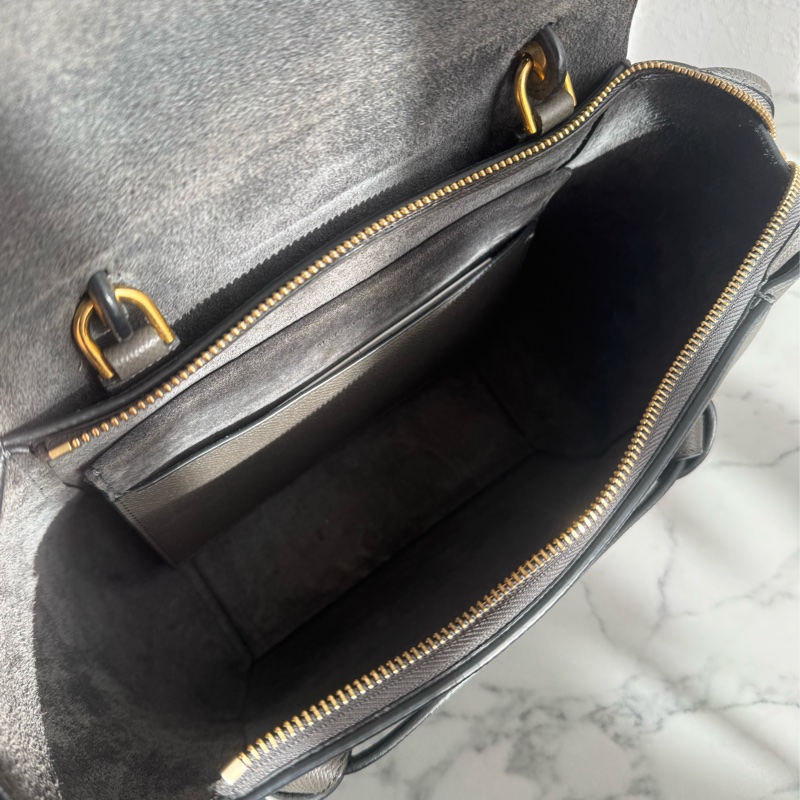 celine灰色鯰魚包-29