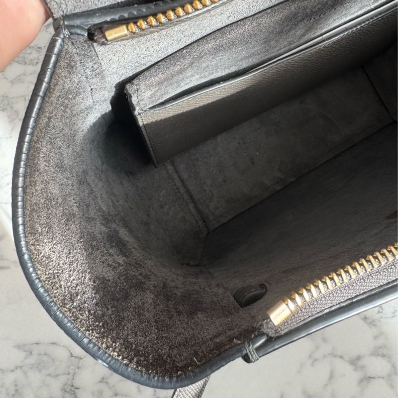 celine灰色鯰魚包-30