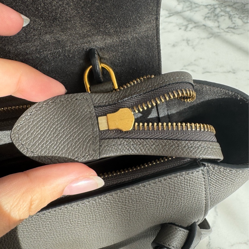 celine灰色鯰魚包-32