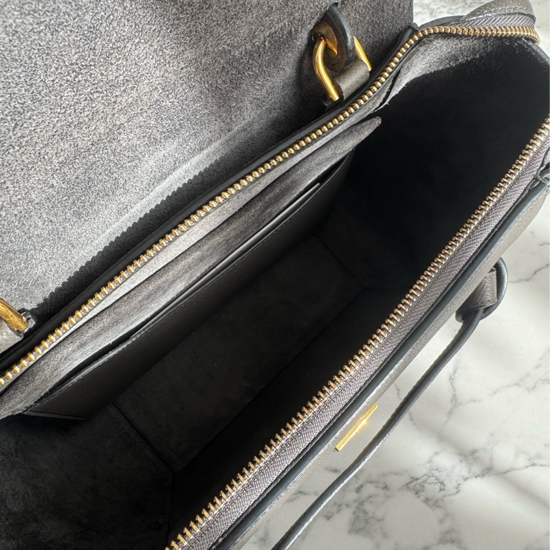 celine灰色鯰魚包-33