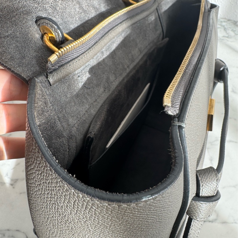 celine灰色鯰魚包-51