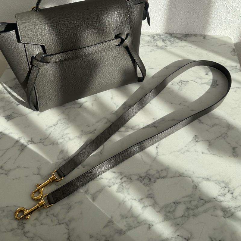 celine灰色鯰魚包-60