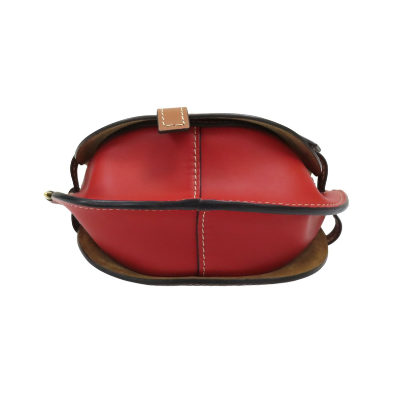 紅色 牛皮 Gate 肩背包【LOEWE 羅威】-3