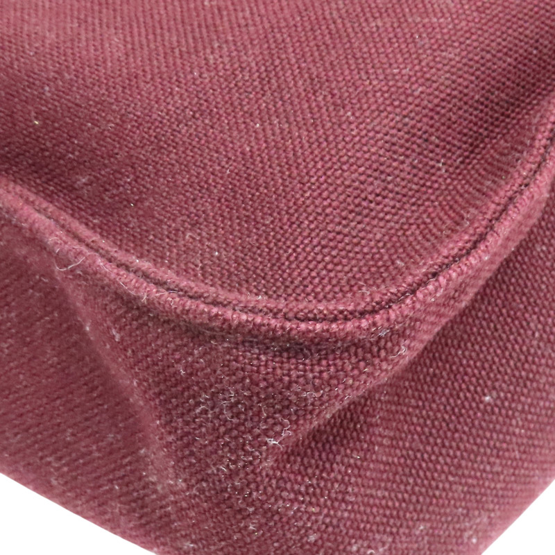 棗紅色 帆布 Marwari 肩背包 口M刻【HERMES 愛馬仕】-11