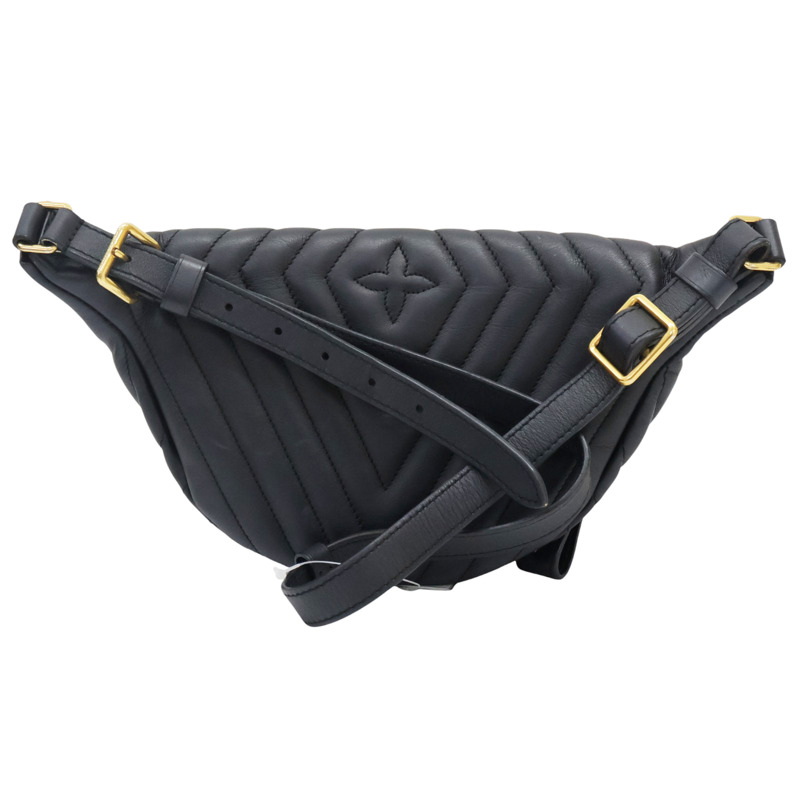 黑色 牛皮 New Wave 腰包 胸包【LOUIS VUITTON LV 路易威登】 M53750-1