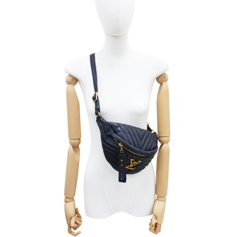 黑色 牛皮 New Wave 腰包 胸包【LOUIS VUITTON LV 路易威登】 M53750-7