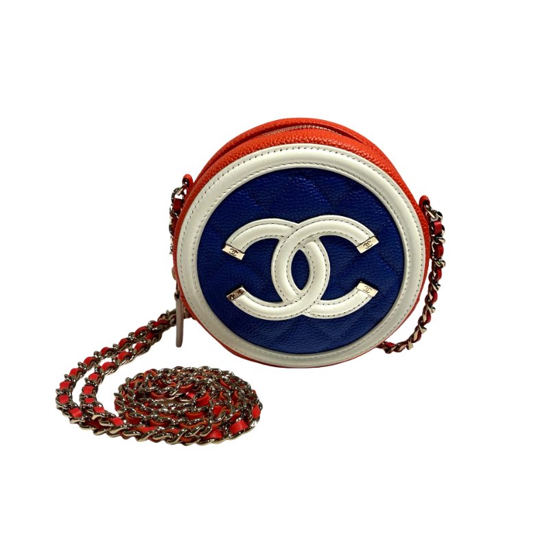 CHANEL ROUND FILIGREE CHAIN SHOUDLER BAG-0