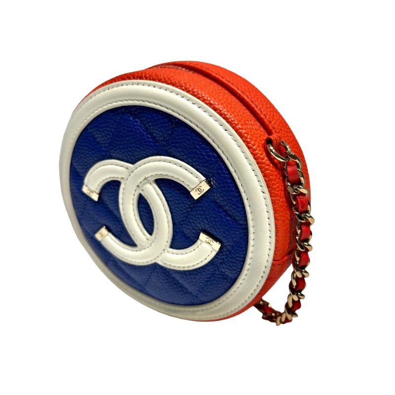 CHANEL ROUND FILIGREE CHAIN SHOUDLER BAG-6