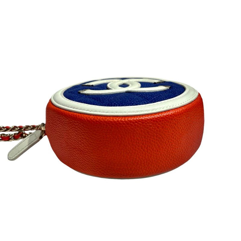 CHANEL ROUND FILIGREE CHAIN SHOUDLER BAG-7