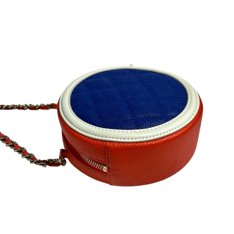 CHANEL ROUND FILIGREE CHAIN SHOUDLER BAG-8