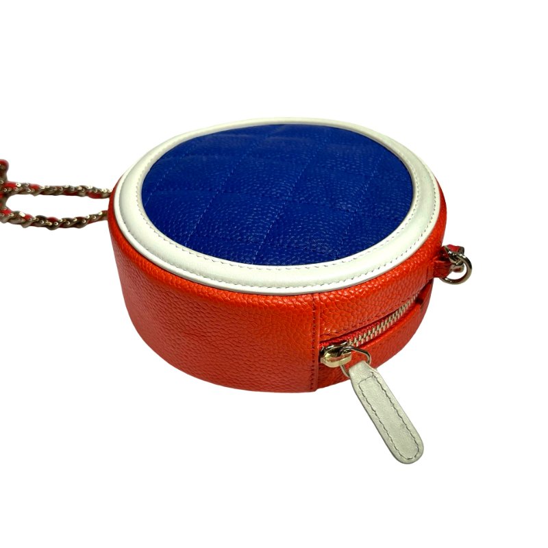 CHANEL ROUND FILIGREE CHAIN SHOUDLER BAG-9