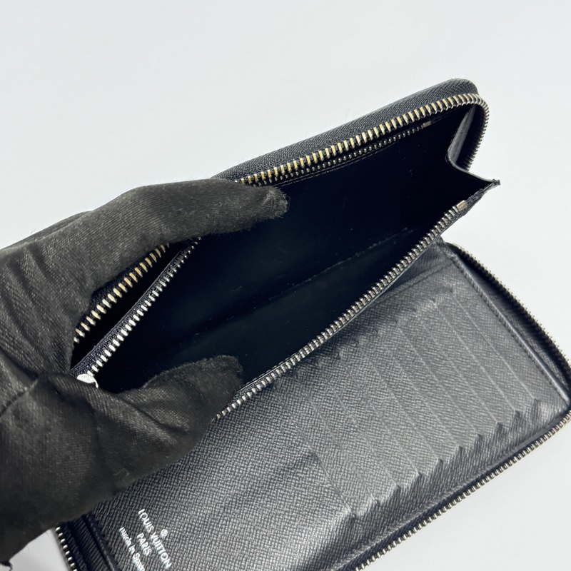 (極新~💖) LV M62295 黑武士老花 長夾 專櫃29800!-8