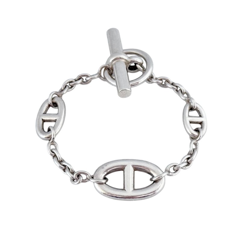 HERMES Farandole 豬鼻子🐽 純銀 手鏈-0