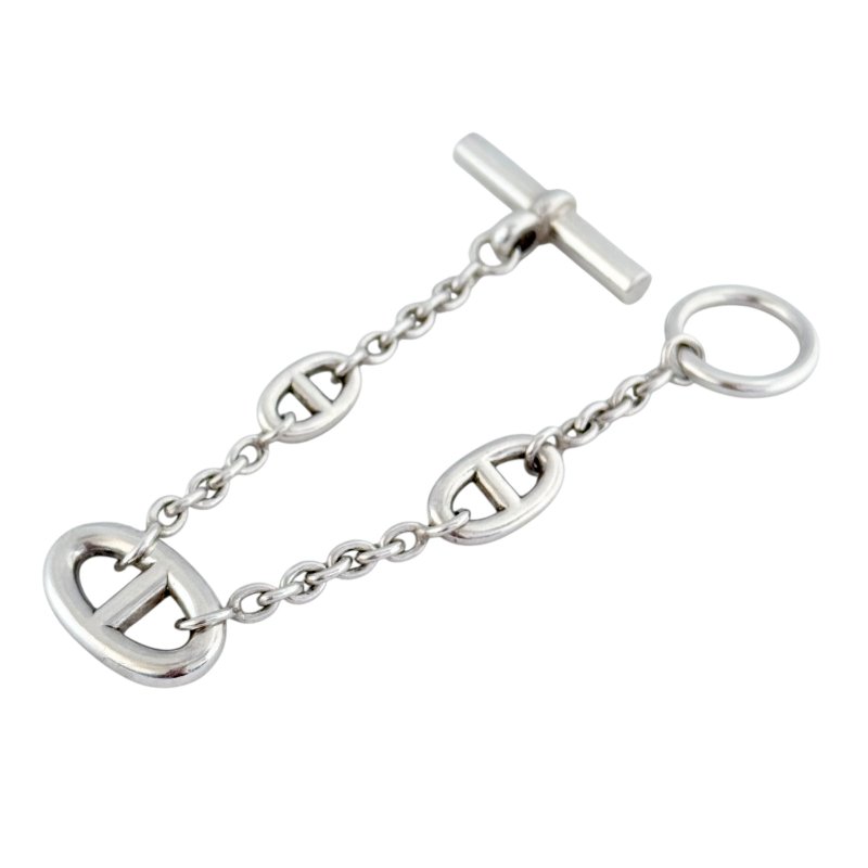 HERMES Farandole 豬鼻子🐽 純銀 手鏈-5