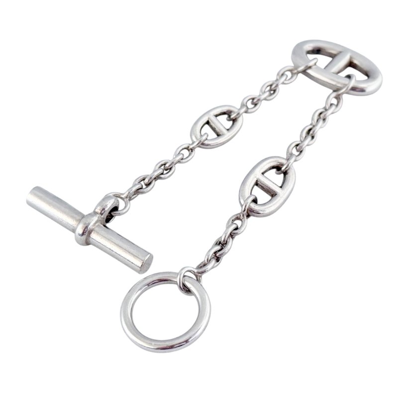 HERMES Farandole 豬鼻子🐽 純銀 手鏈-9