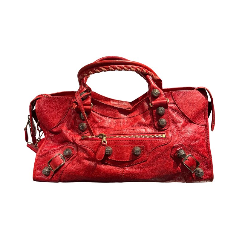 BALENCIAGA LE CITY CALFSKIN RED GHW-0