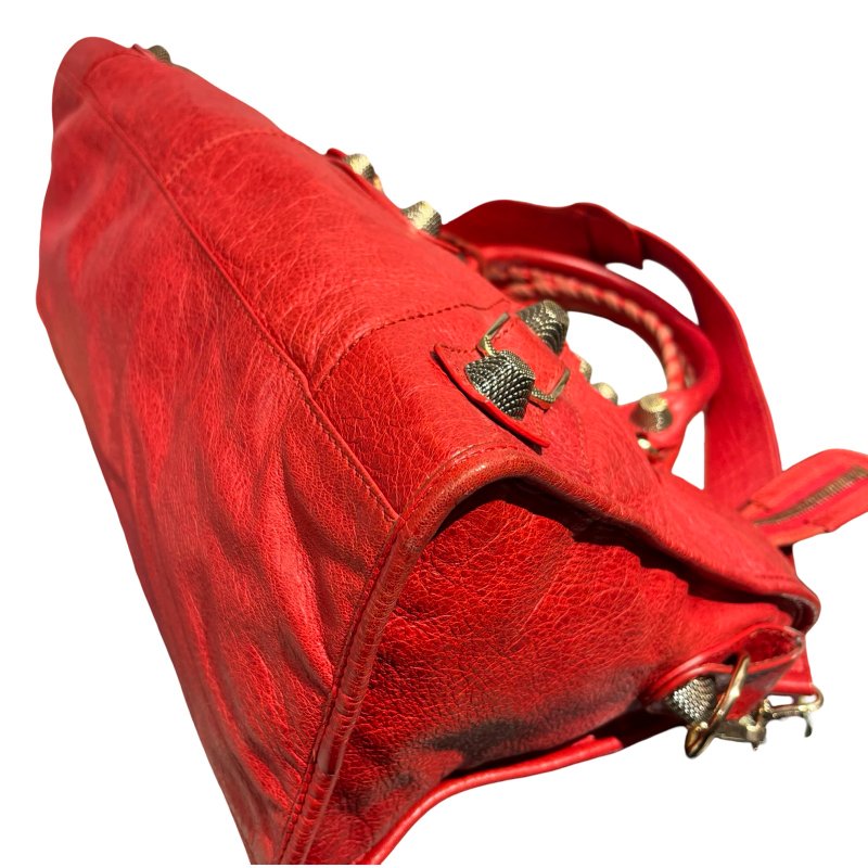 BALENCIAGA LE CITY CALFSKIN RED GHW-4