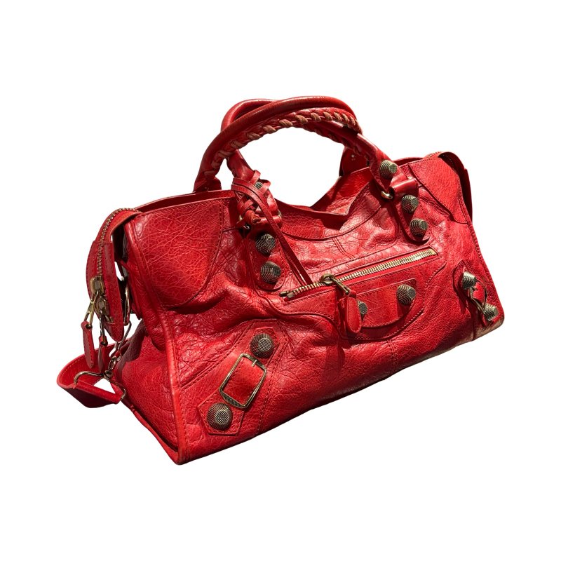 BALENCIAGA LE CITY CALFSKIN RED GHW-5
