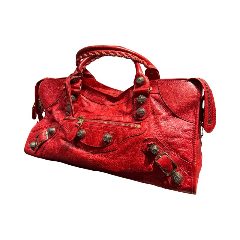 BALENCIAGA LE CITY CALFSKIN RED GHW-6