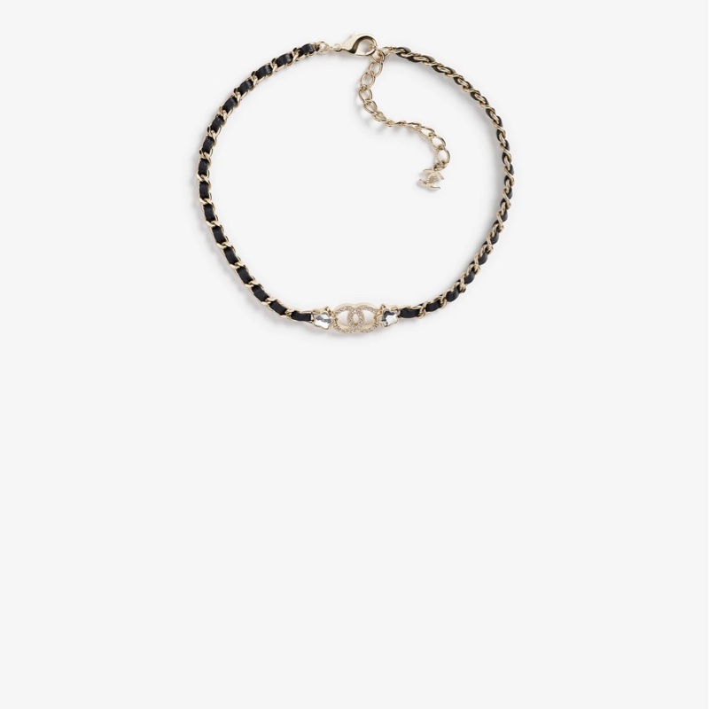 Chanel 25B 皮穿星星頸鏈-4