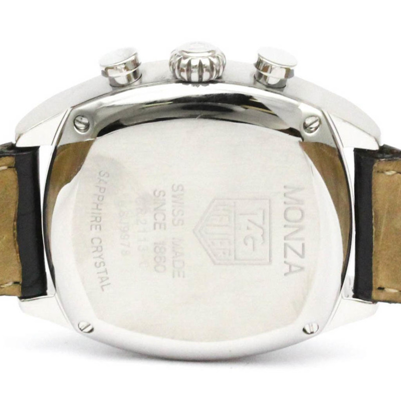 TAG HEUER 豪雅 Monza 計時碼錶 精鋼自動男錶 CR2113 拋光-5