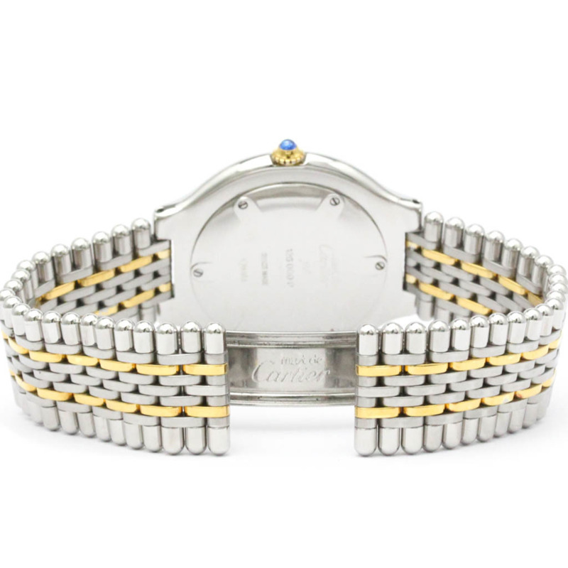 卡地亞 Must 21 鍍金精鋼石英女士腕錶 W10052F4 拋光-4