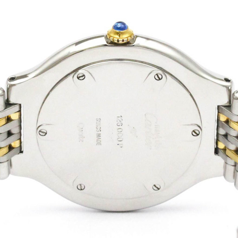 卡地亞 Must 21 鍍金精鋼石英女士腕錶 W10052F4 拋光-5