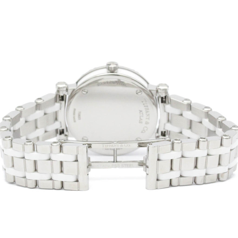 Tiffany Atlas 陶瓷精鋼女士腕錶 Z1300.11.11A20A00A 拋光-4