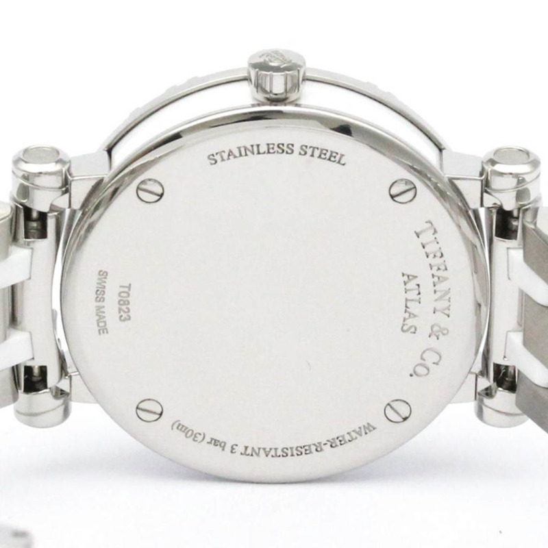 Tiffany Atlas 陶瓷精鋼女士腕錶 Z1300.11.11A20A00A 拋光-6