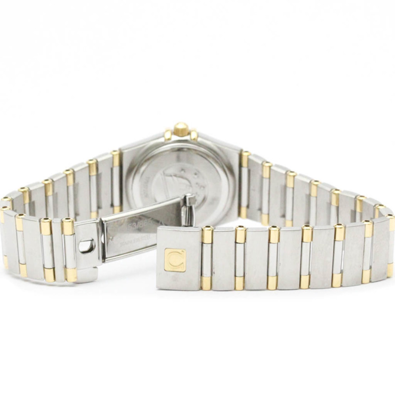 歐米茄星座系列石英不鏽鋼/18K黃金女士正裝/商務腕錶 1362.30-4