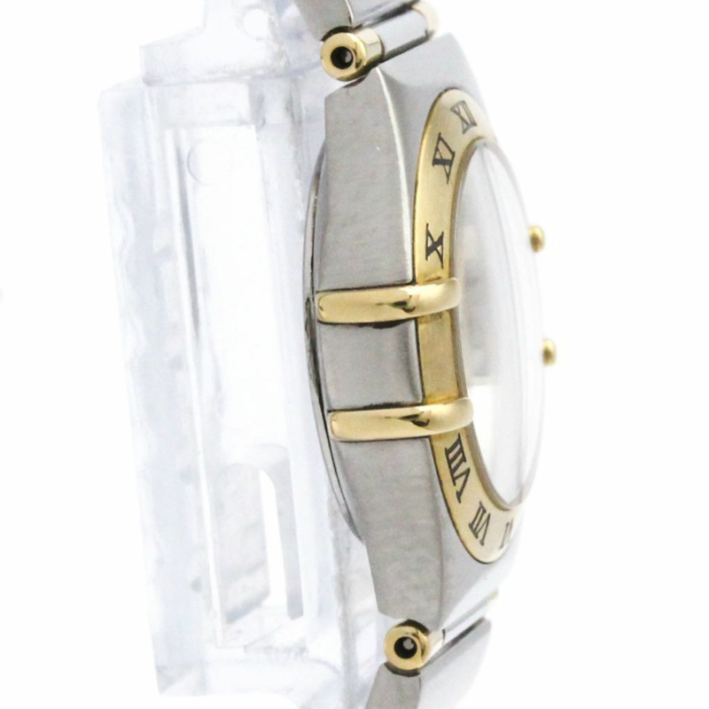 歐米茄星座系列石英不鏽鋼/18K黃金女士正裝/商務腕錶 1362.30-7