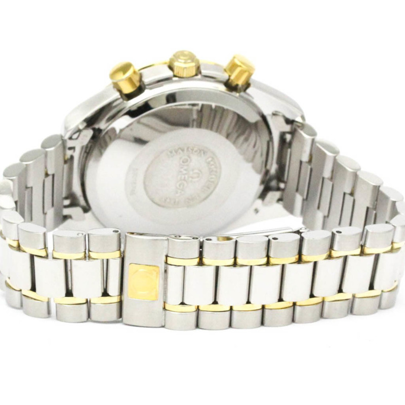 歐米茄超霸系列三曆月相18K金腕錶(拋光)-4