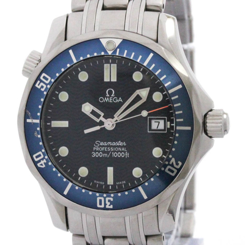 歐米茄海馬系列專業300公尺潛水錶,精緻鋼材質,中型尺寸,型號2561.80,拋光款-0