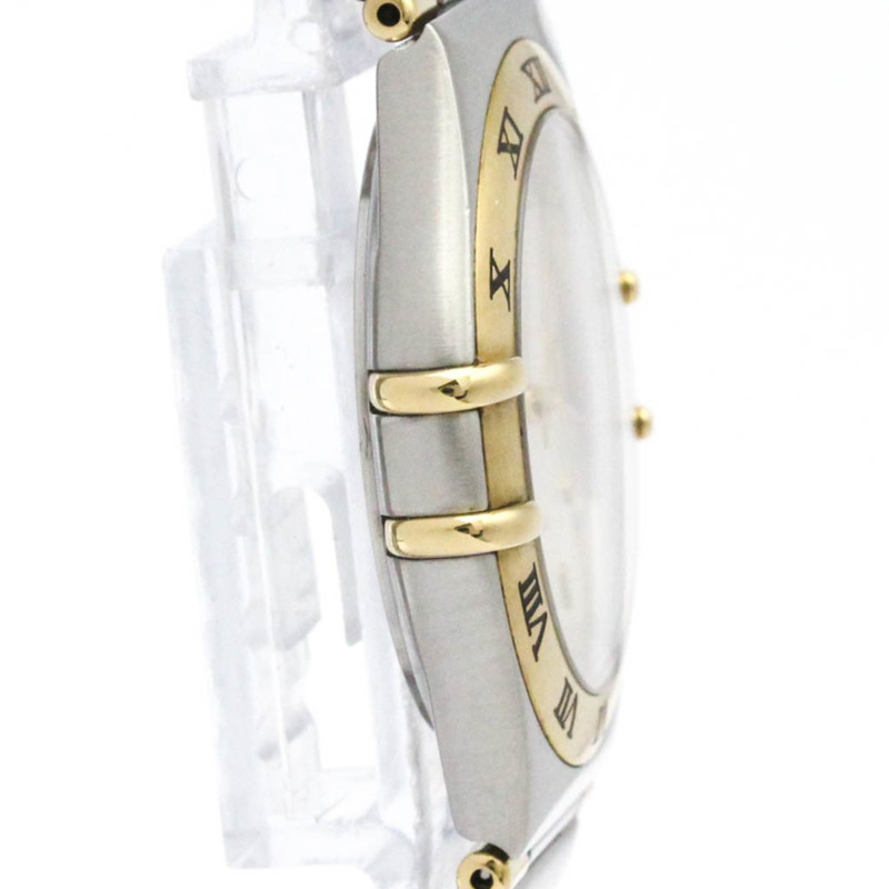 歐米茄星座系列18K金精鋼石英男士腕錶1312.30拋光款-7