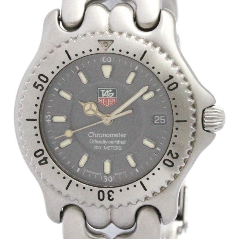 TAG HEUER 豪雅 Sel 200公尺天文台認證自動男士腕錶 S89.206 拋光款-0