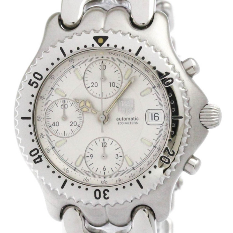 TAG HEUER Sel Chronograph Steel Automatic Mens Watch CG2112-0